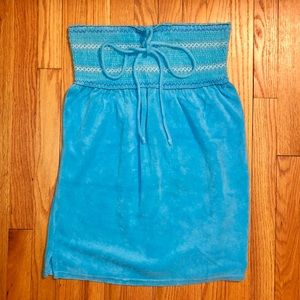 Juicy Couture Terry Cloth Coverup in Baby Blue